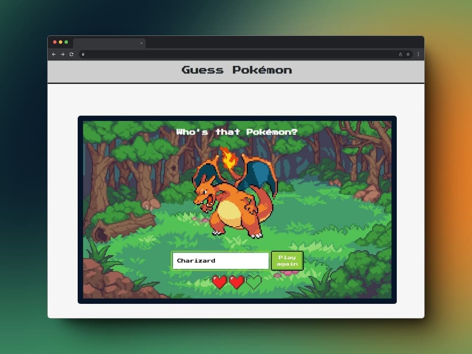 Vista previa de Guess Pokémon